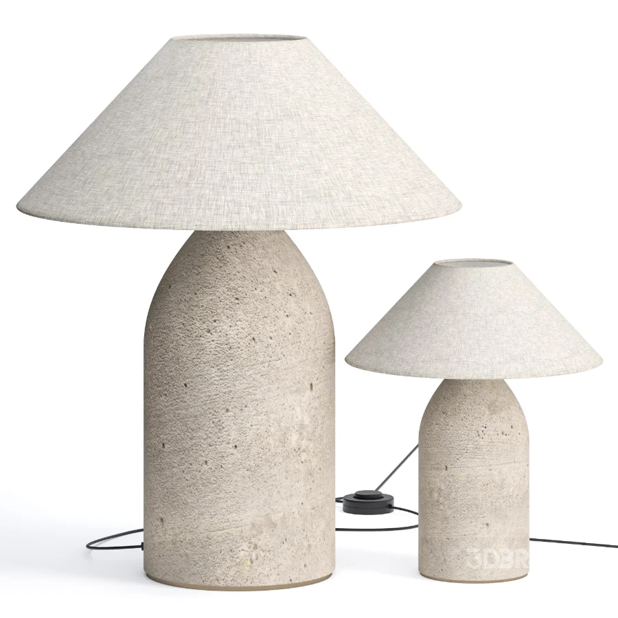 Zarahome LARGE CERAMIC TABLE LAMP Image 3