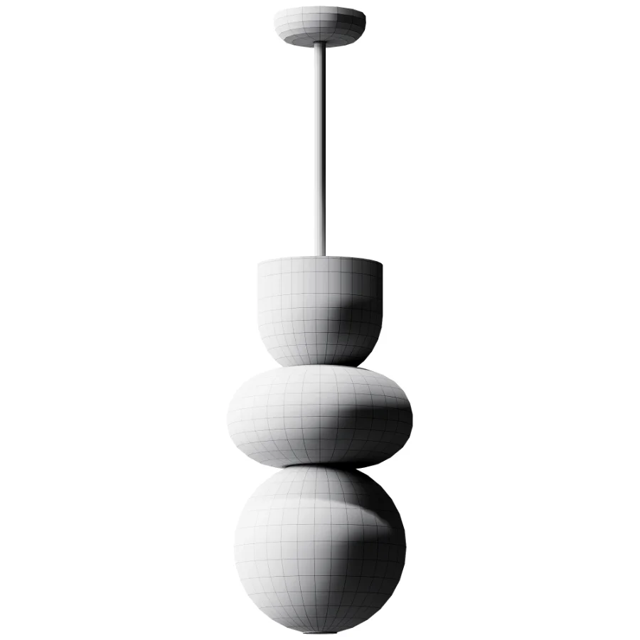 Alabaster Totem Chandelier Image 4