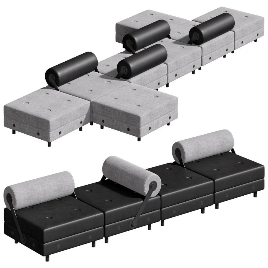 Todo Modo Sofa Ottoman By Tecno Image 1