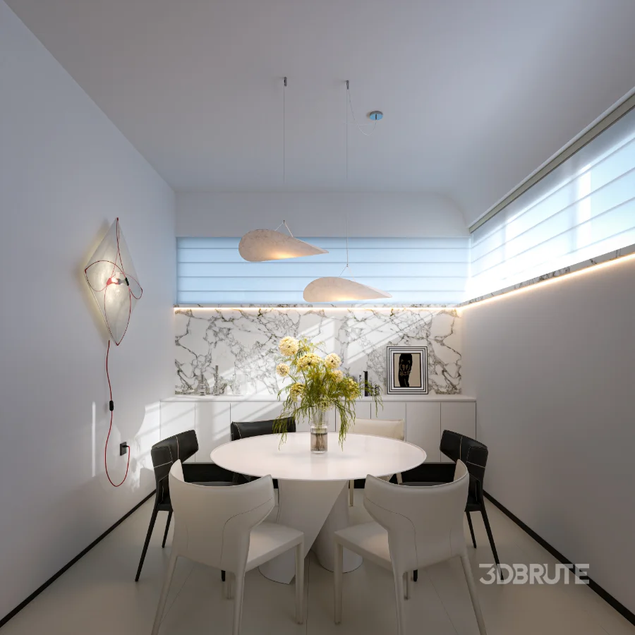 Modern living room dining room Image 4