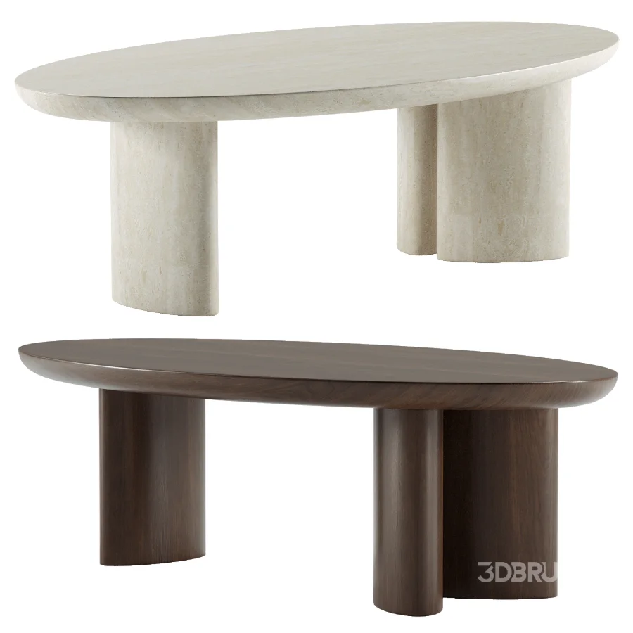 Column Cocktail Table Image 1