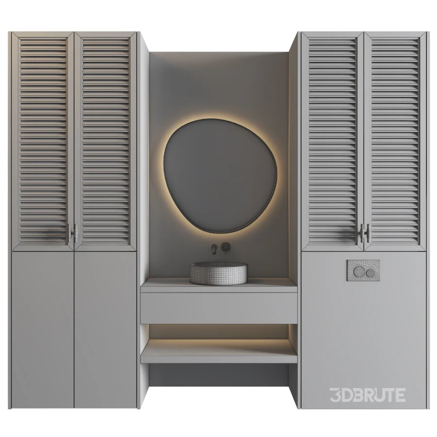 Bathroom Furniture Set 02 Image 3