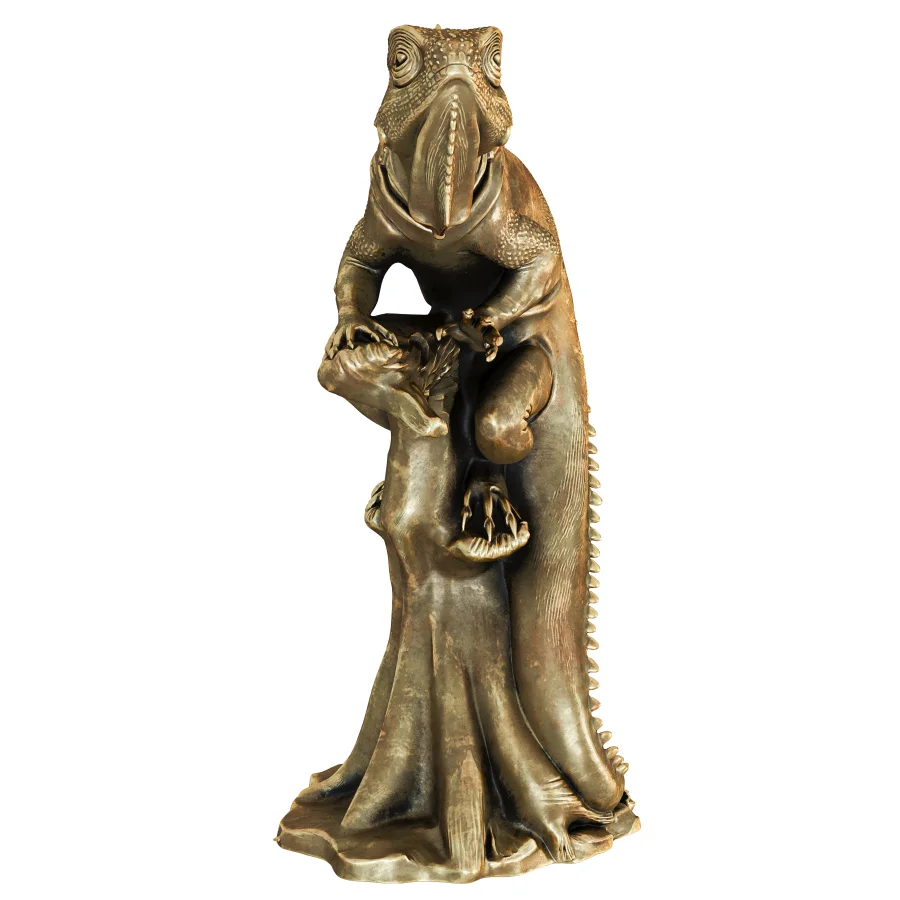 chameleon statue Image 1