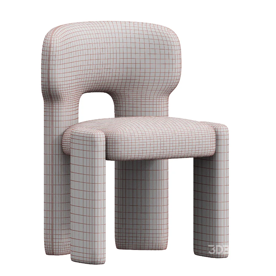 Mohdern Bold Dining Table Chair Image 5