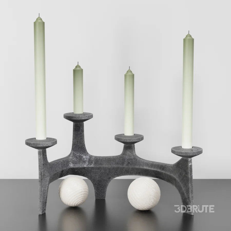 Decorative set 13 with flowers daisies Image 3