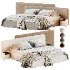 Modern Double Bed 04 - Thumbnail 1