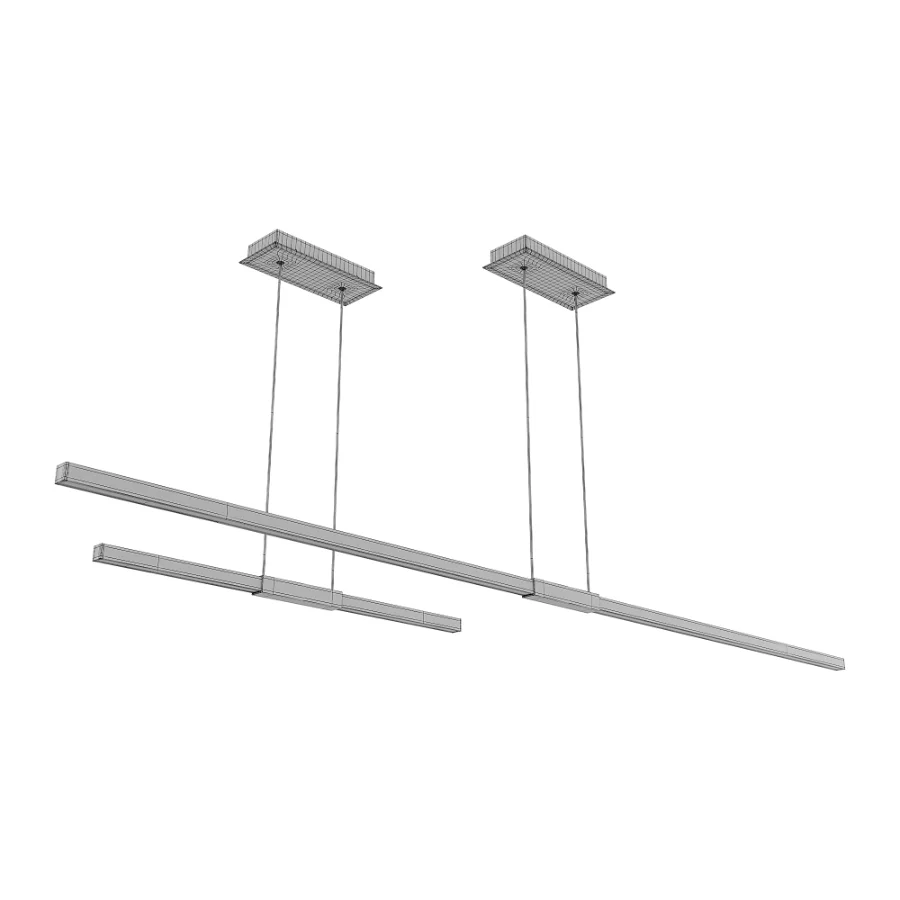 Tie Stix Metal Center Feed Suspension Light Image 9