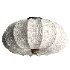 Japanese Vintage Fabric Curved Ceiling Light - Thumbnail 1