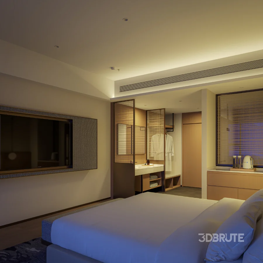 hotel bedroom Image 1