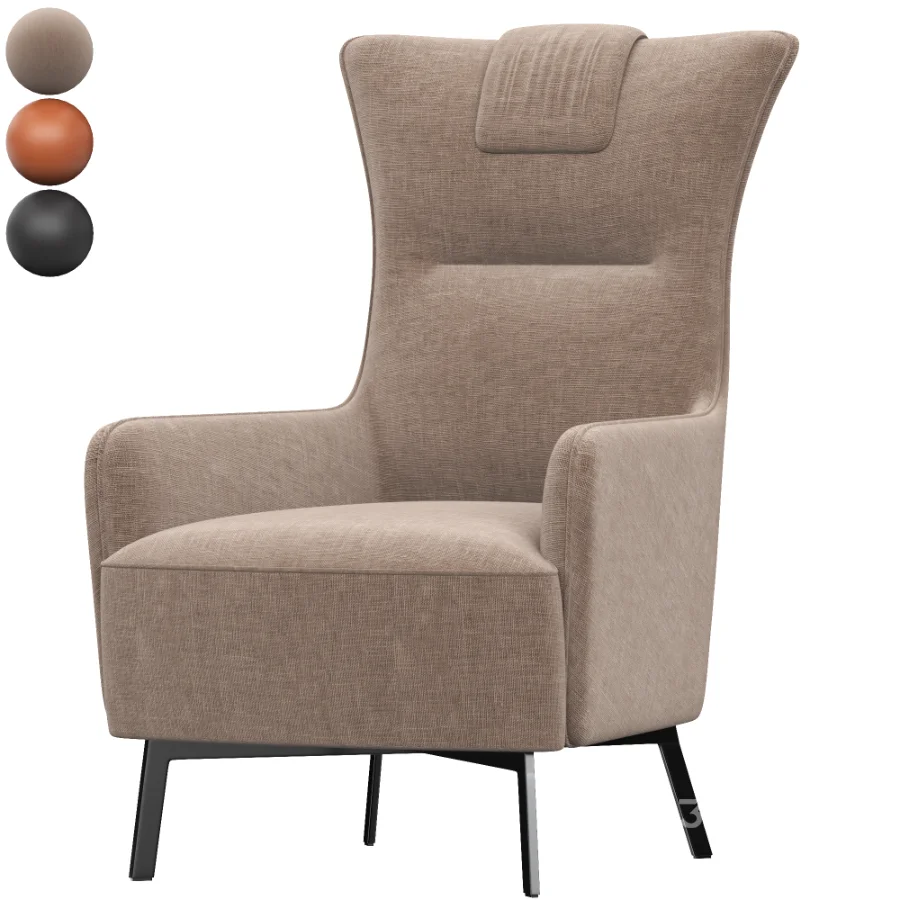 Genuine leather accent lou Image 3