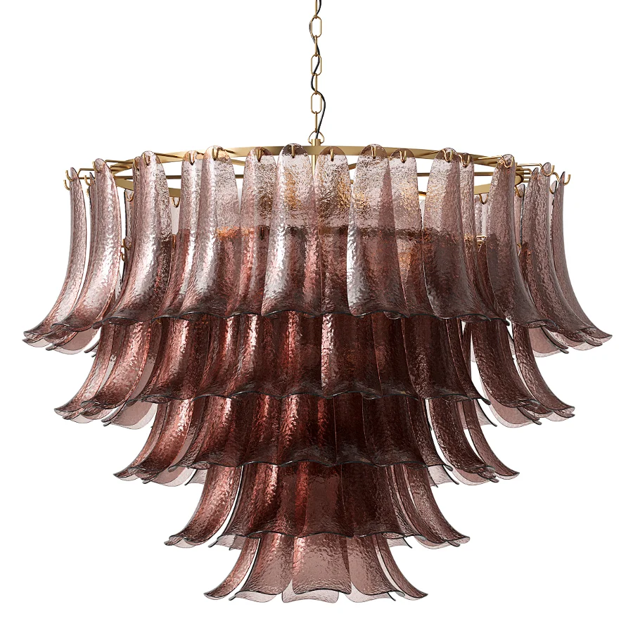Large Modern Italian Murano Chandelier Palma EL151 Image 2