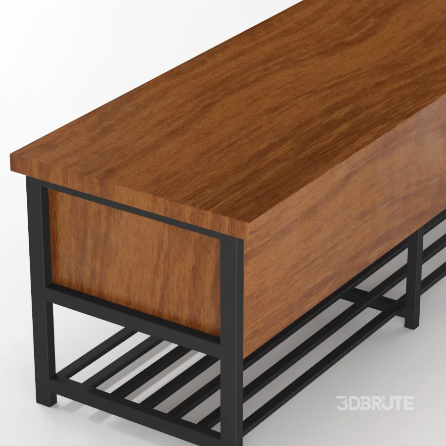 Teca Storage Trunk-Bench Image 3