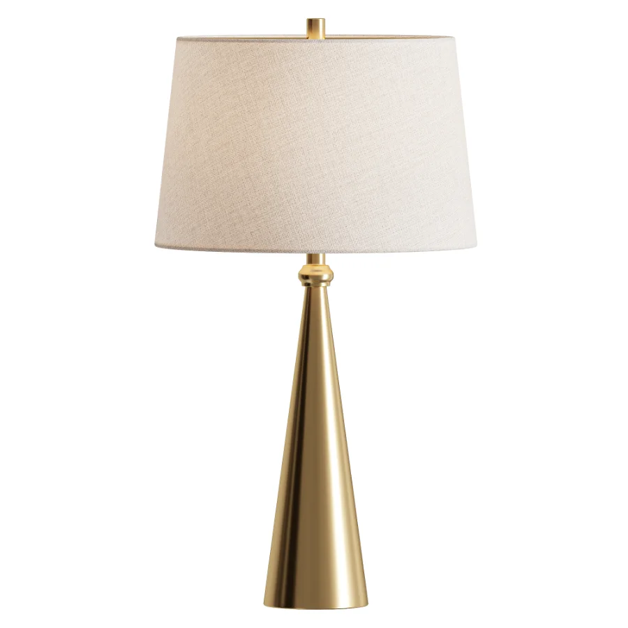 Cone Metal Table Lamp Image 1
