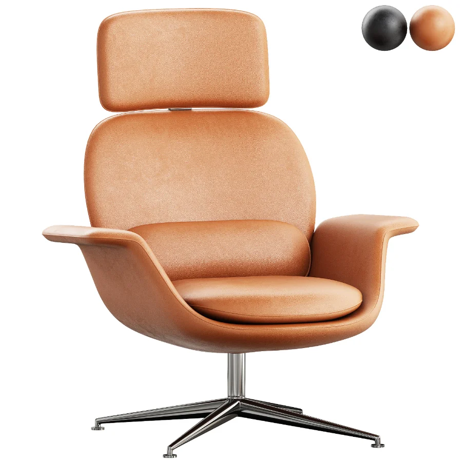KN02_Leather_armchair Image 1