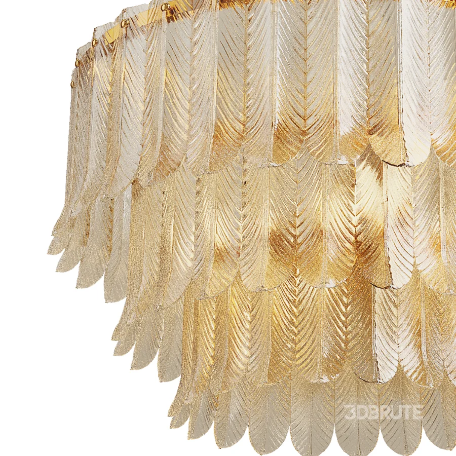 Modern Luxury Glass Chandelier Image 3