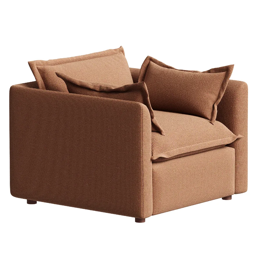 Denver Sunbrella Stripe Outdoor Chair Image 4