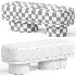Lena Jacquard Pouf by Eve Furniture - Thumbnail 7
