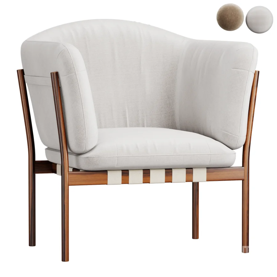 DOWEL_Leather_armchair Image 1