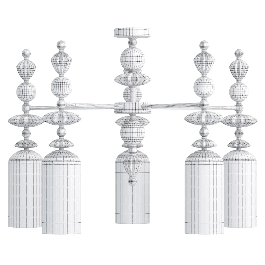 Chandelier on a rod Odeon Light BIZET 5C Image 2