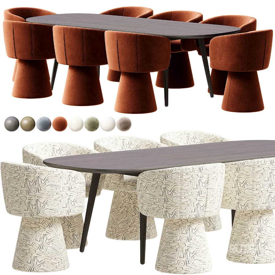 Tori Chair Fjord Dining Table Image 5
