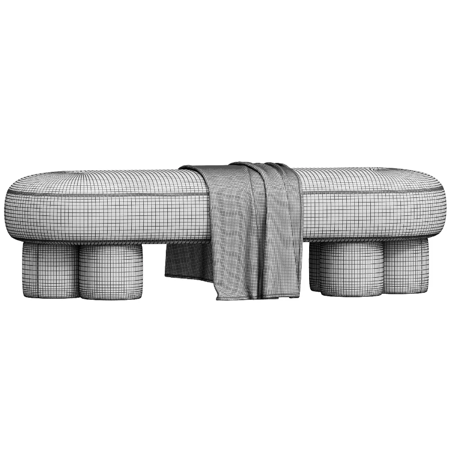 Estelle Mid Beige Ottoman Image 2