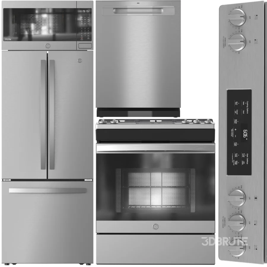 GE Appliance Collection 06 JGSS66SELSS PEB9159SJSS GNE21FYKF GDP630PYRFS Image 1
