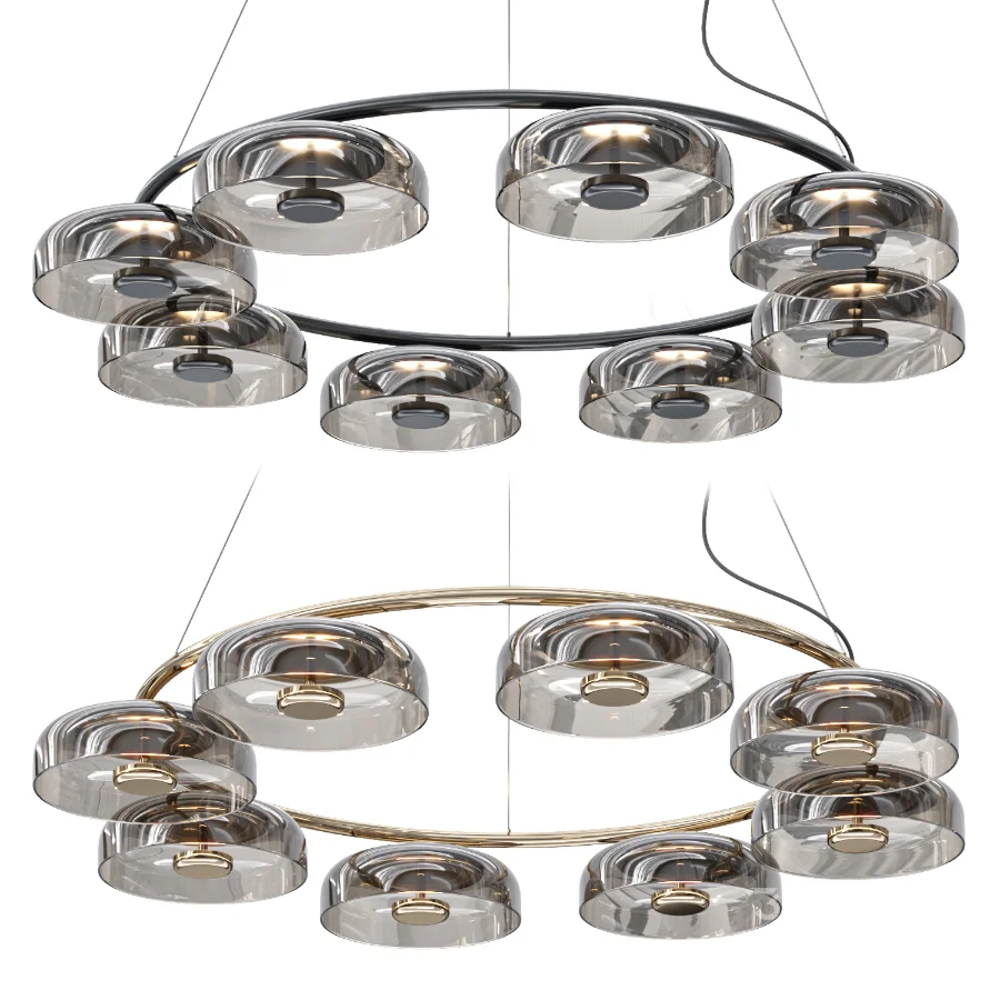 ARCTIC ring chandeliers and lamps Image 4