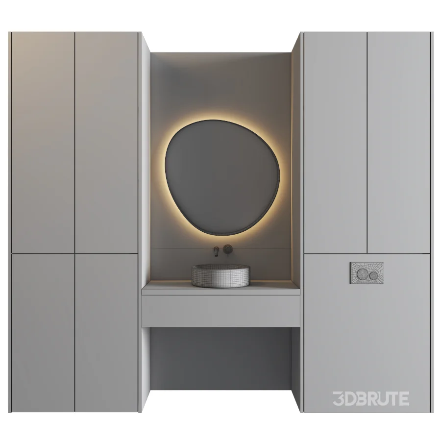 Bathroom Furniture Set 01 Image 3