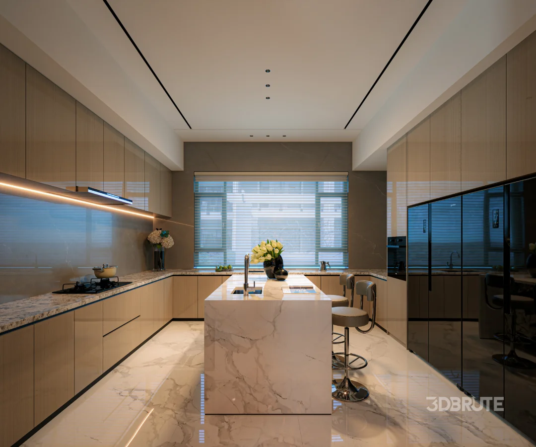 Modern living room dining room Image 7