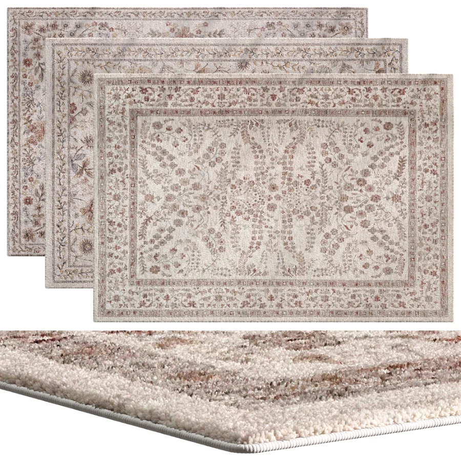 Frezia Floral Carpet 04 By Trendyol Image 1