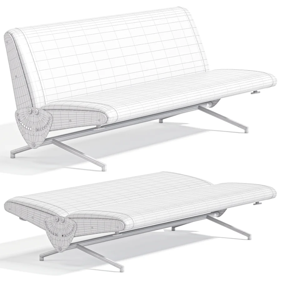 D70 Sofa Fully Reversible Cult By Tecno Image 7