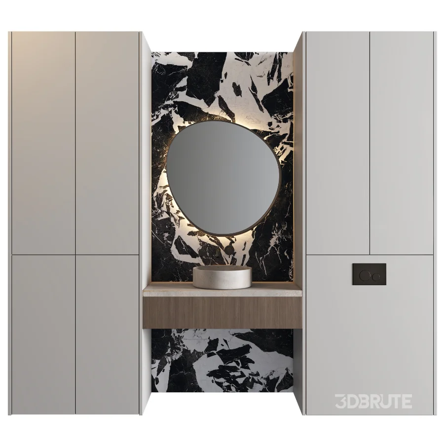 Bathroom Furniture Set 01 Image 1
