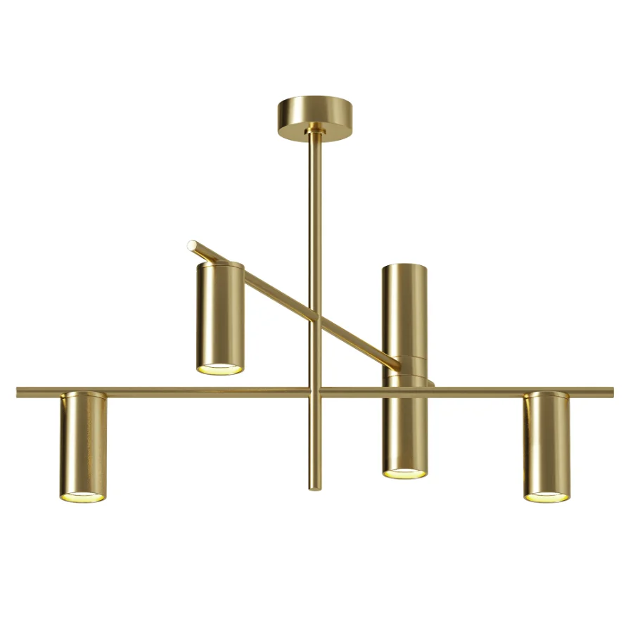 Caelithra Nordic Long Cylinder Chandelier Image 1