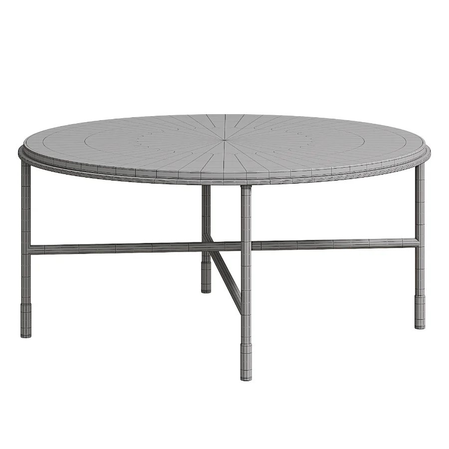 Fay Travertine Coffee Table Image 1