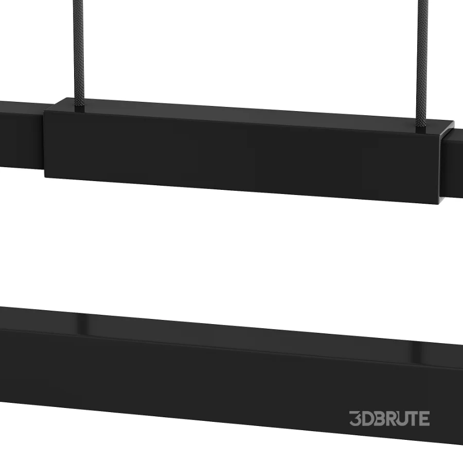 Tie Stix Metal Center Feed Suspension Light Image 8