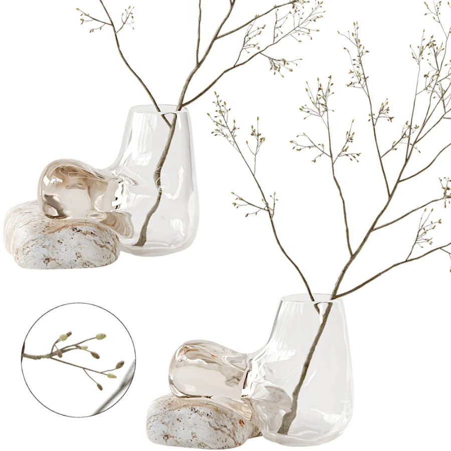 Decorative Vase and Bouquet Image 5