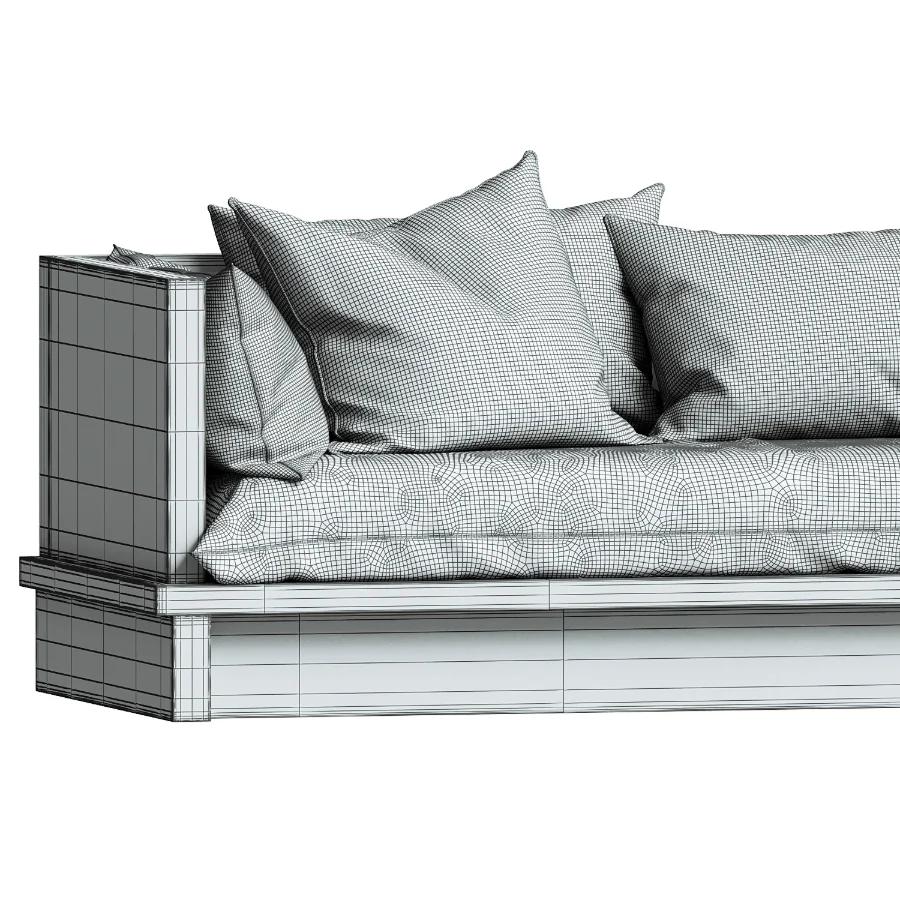 Minimalist Fabric Sofa by Loon Peak Image 4