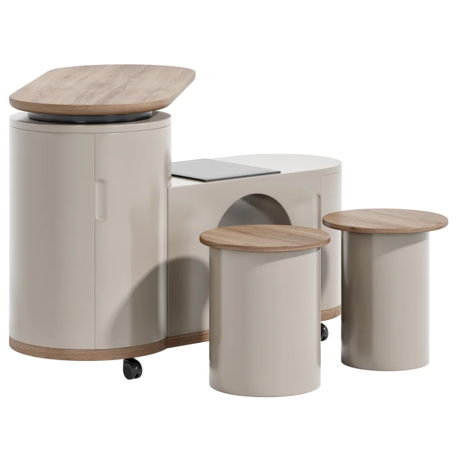 Multifunctional Smart Tea Table Work Desk Image 1
