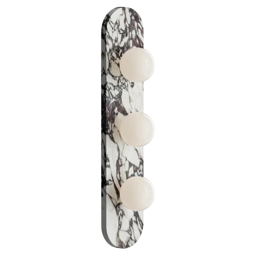 Modulo Marble Wall Lamp 3 heads Image 1