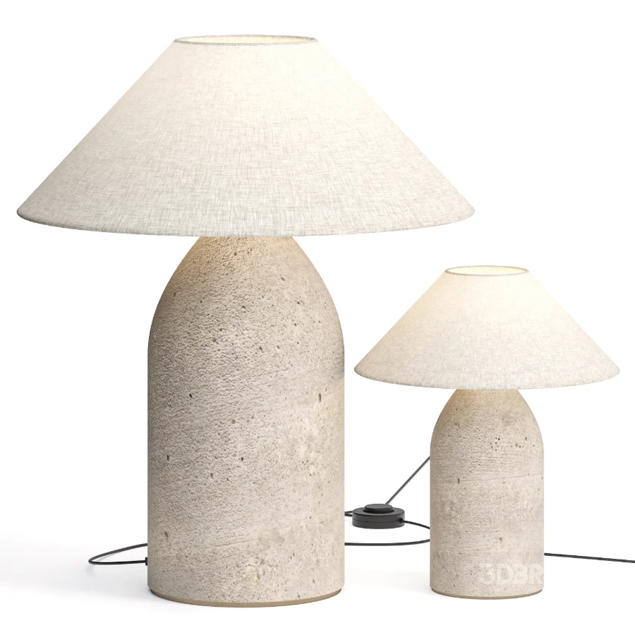 Zarahome LARGE CERAMIC TABLE LAMP Image 4