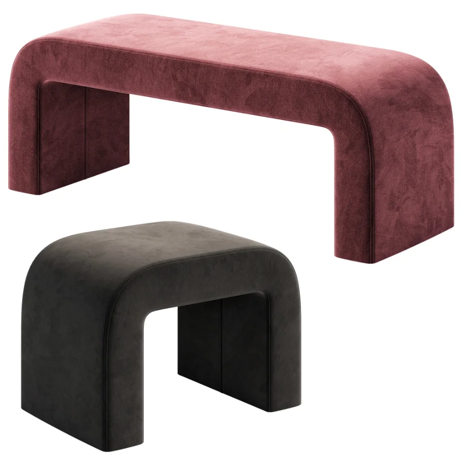 Rint Banquette Pouf By Divan Image 4