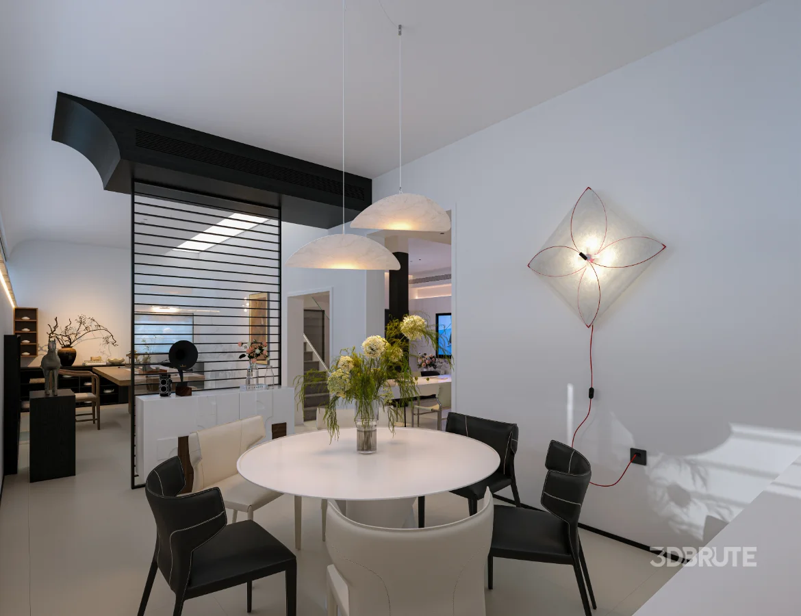 Modern living room dining room Image 1