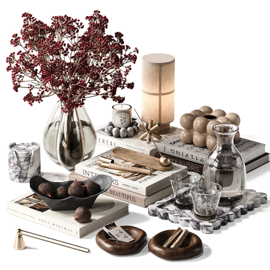 Tabletop Amber Decor Set30 Image 1