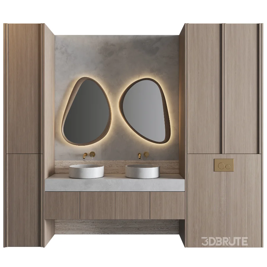 Bathroom Furniture Set 03 Image 1