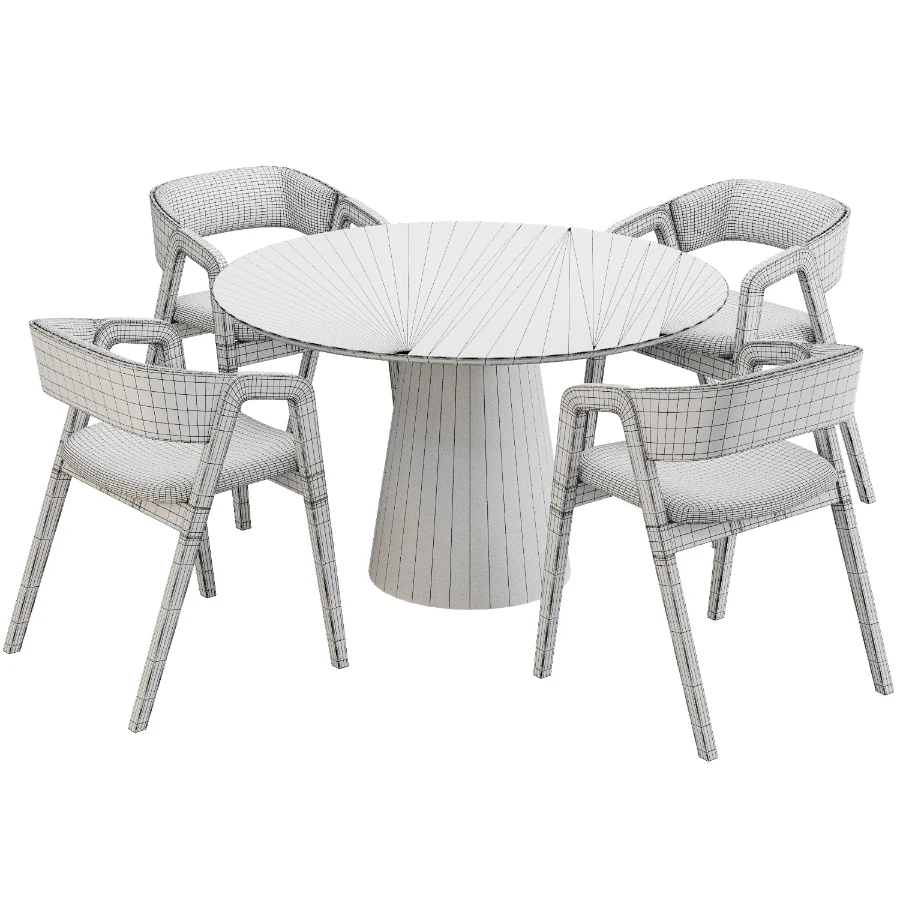 Dinning chair and table345 Image 5