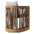 RH Brera Teak Dining Armchair - Thumbnail 5