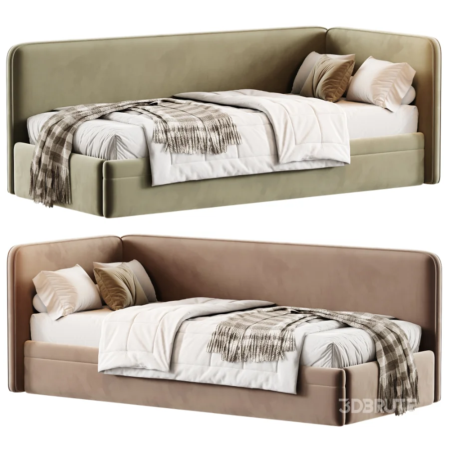 Childrens soft sofa bed Leo Image 2