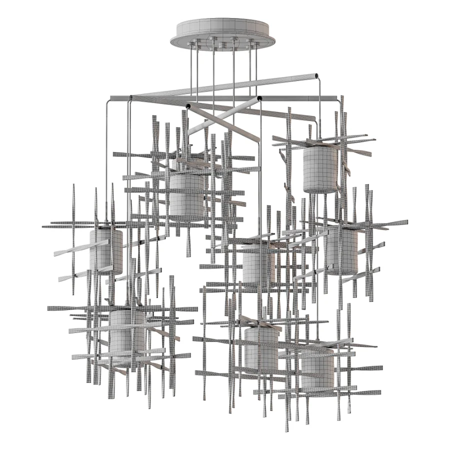 Tura Round Multi Light Pendant Image 10