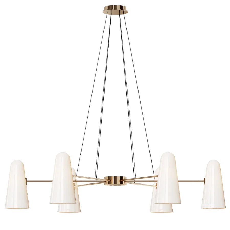 Bianco Chandelier 6 Lights Image 2