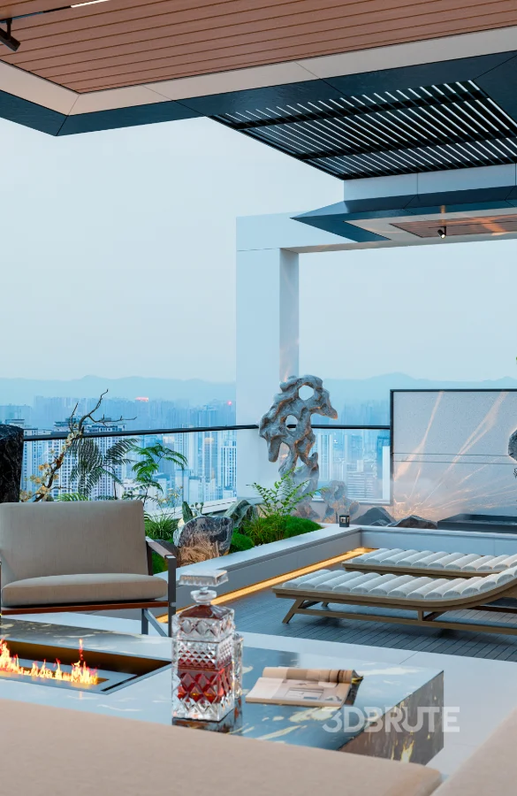 Open‑view balcony bedroom Image 2